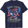 Америка 250-летие 1776 2026 250 Лет Мужская Женская Футболка