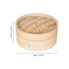 1 Набор Бамбуковая Пароварка Корзина Бытовая Кухонная Пароварка для Булочек Мяса Овощей Риса Пельменей Инструмент для Готовки Приготовление Пищи на Пару