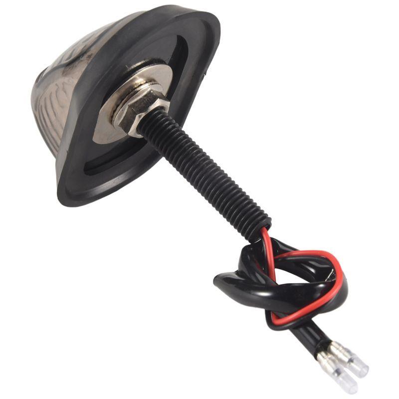 12V Yellow Lighting Motorbike Indicators Blinker 9 LED Motorcycle A Pair Piranha Light Flasher Turn Signal Light