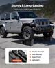 Car Ramps, 2 PCS 7257 kg GVW Capacity, 170 mm Lift Height, Portable High Profile Car Service Ramps for Home Garage Maintenance and Oil Changes, Heavy