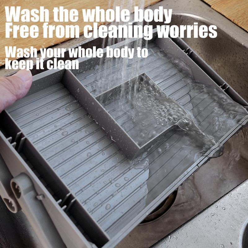 2-ярусный/3-ярусный расширяемый органайзер для ящиков, прикроватная тумбочка, туалетный столик, разделитель для ювелирных изделий и косметики, складной держатель для хранения макияжа