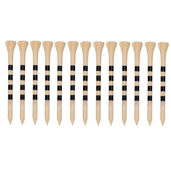 100Pcs Golf Tees Sturdy Unbreakable Wood Professional Golf Ball Stand Training Aid Tool