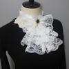 Vintage Elizabethan Neck Ruff Detachable Ruffled Collar Renaissance Collar  Cosplay