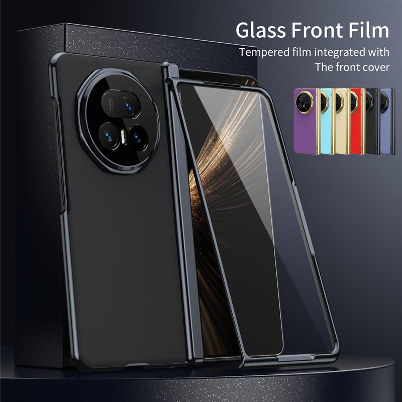 Matte Protective Case For Honor Magic V V3 Fold Cover Built-in Screen Protector Full-Body Hinge Protection Fundas