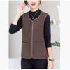 Меховой интегрированный гранулированный флисовый жилет женский в западном стиле осенне-зимняя мода гранулированный флисовый жилет верхняя одежда жилет верхний