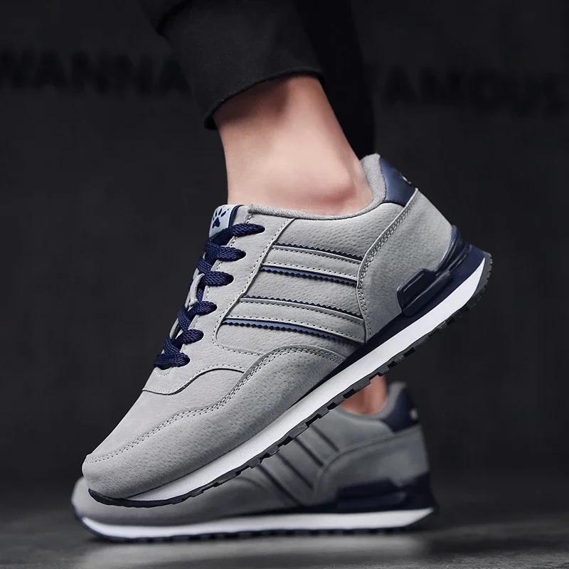 Высококачественные мужские кроссовки кожаная повседневная обувь осень 2022 новая дышащая мужская обувь теннис мужская обувь на плоской подошве