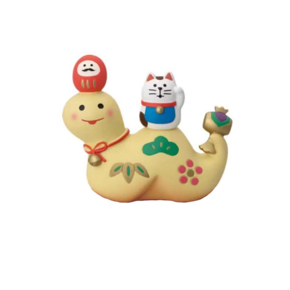 DIY Craft New Year Desktop Ornament Resin Mini Animal Figurines Table Ornaments