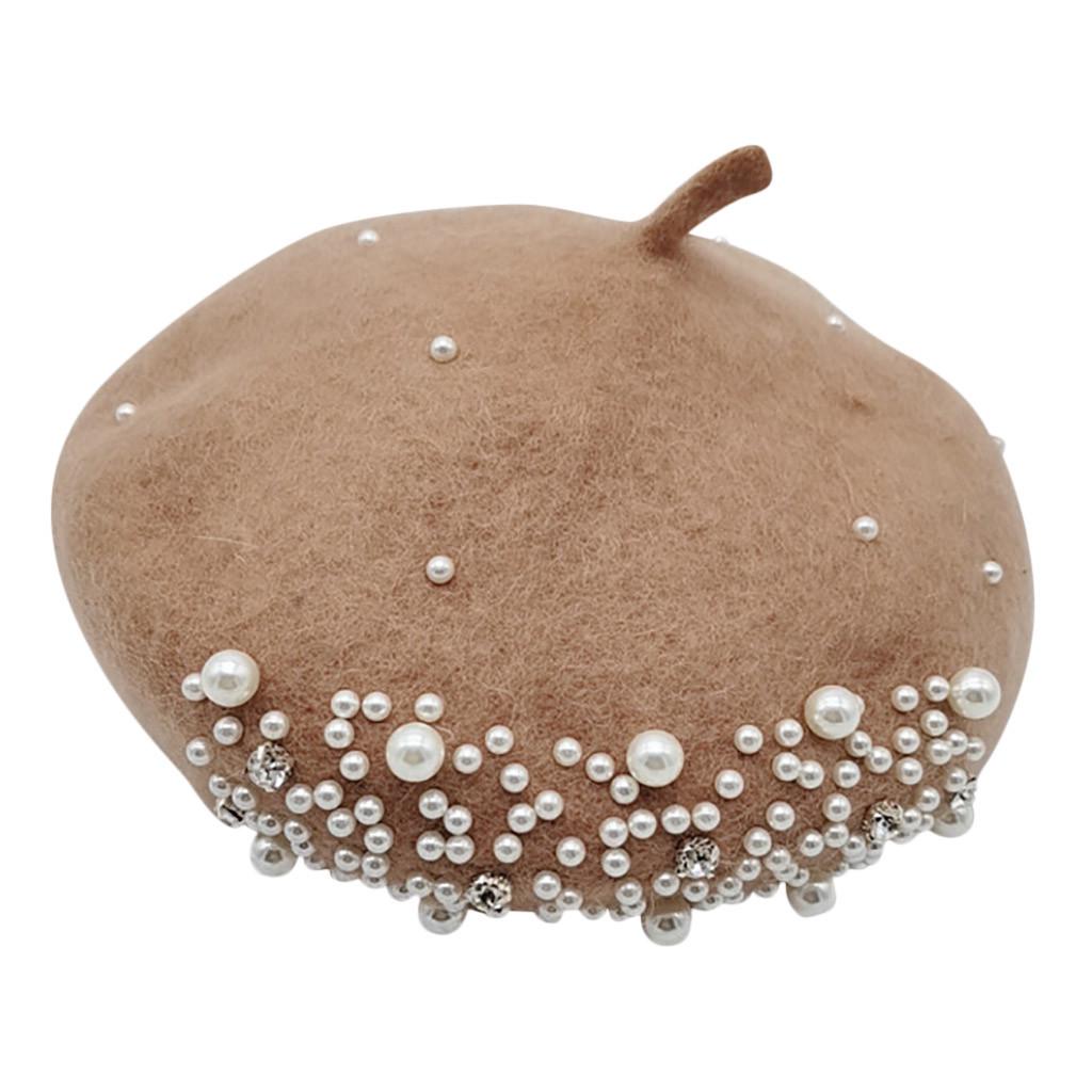 Kids Baby Girls Beret New Autumn And Winter Comfortable Breathable Cap