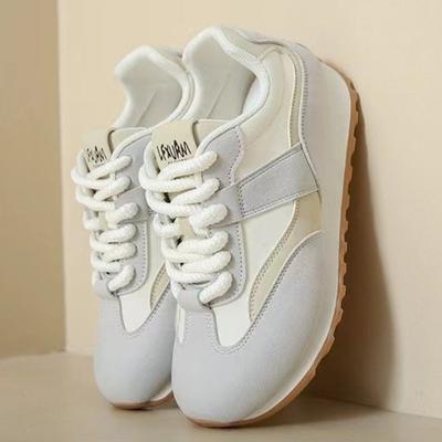 2024 Высококачественные цветные кроссовки с мелким вырезом на шнуровке на плоской подошве, удобные, женские спортивные кроссовки для весны и осени