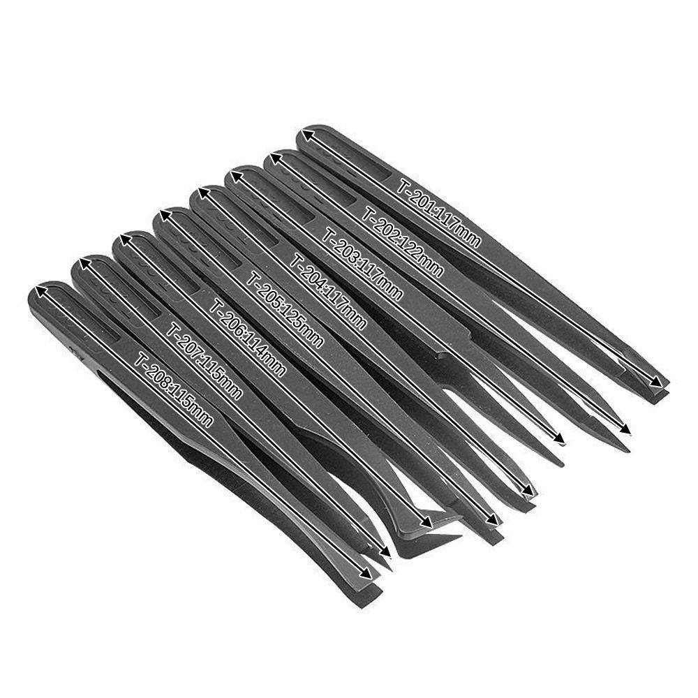 Curved Straight For Electronics Laboratory Work DIY Tools Repair Tools Tweezers Maintenance Tools