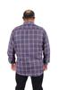 Men's Plus Size Plus Size Shirt Plus Size Men's Plaid Shirt Black