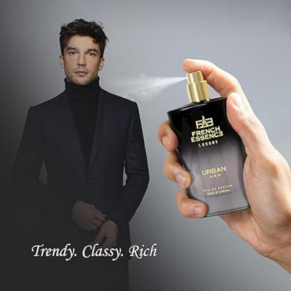 French Essence Luxury Noir парфюм для мужчин, 60 мл | Пачули, Лаванда Стойкий парфюмерный аромат EDP