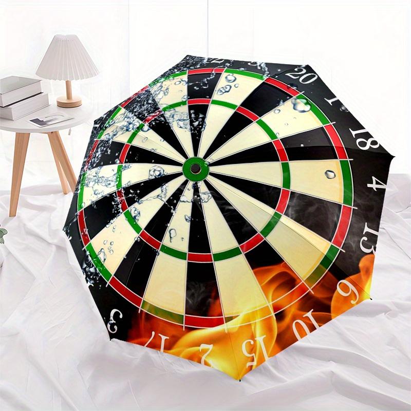 Flame & Water Dartboard: The Ultimate Darts Game Experience Umbrella Day Gift Y285