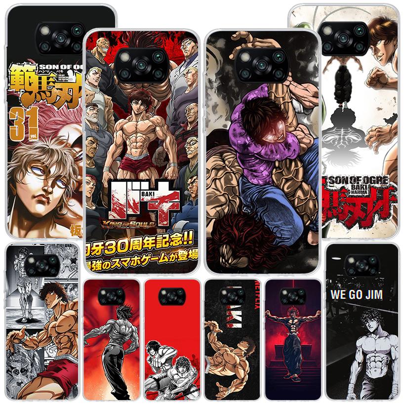 Чехол для телефона Baki the Grappler Original Anime для Xiaomi Poco X7 X6 X5 Pro F7 Ultra Redmi 15C 15 13C 13 12C 12 10 10A 10C 9 9A 9C