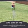 20Pcs Metal Pipe Diy Aluminum Pipes Wind Chime Making Tubes Diy Hanging Pendant Metal Wind Chime Pendant