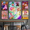 1pc Kirby Poster Poster Stickers Art Wall Murals Decor Game Room Decor Gifts Kawaii HD Painting Cat Cars