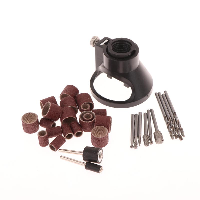 Guide Attachment Twist Drill Bit Rotary Router Milling Cutter Wood Carving Tool Kit Dedicated Locator Woodwork Tool For Dremel