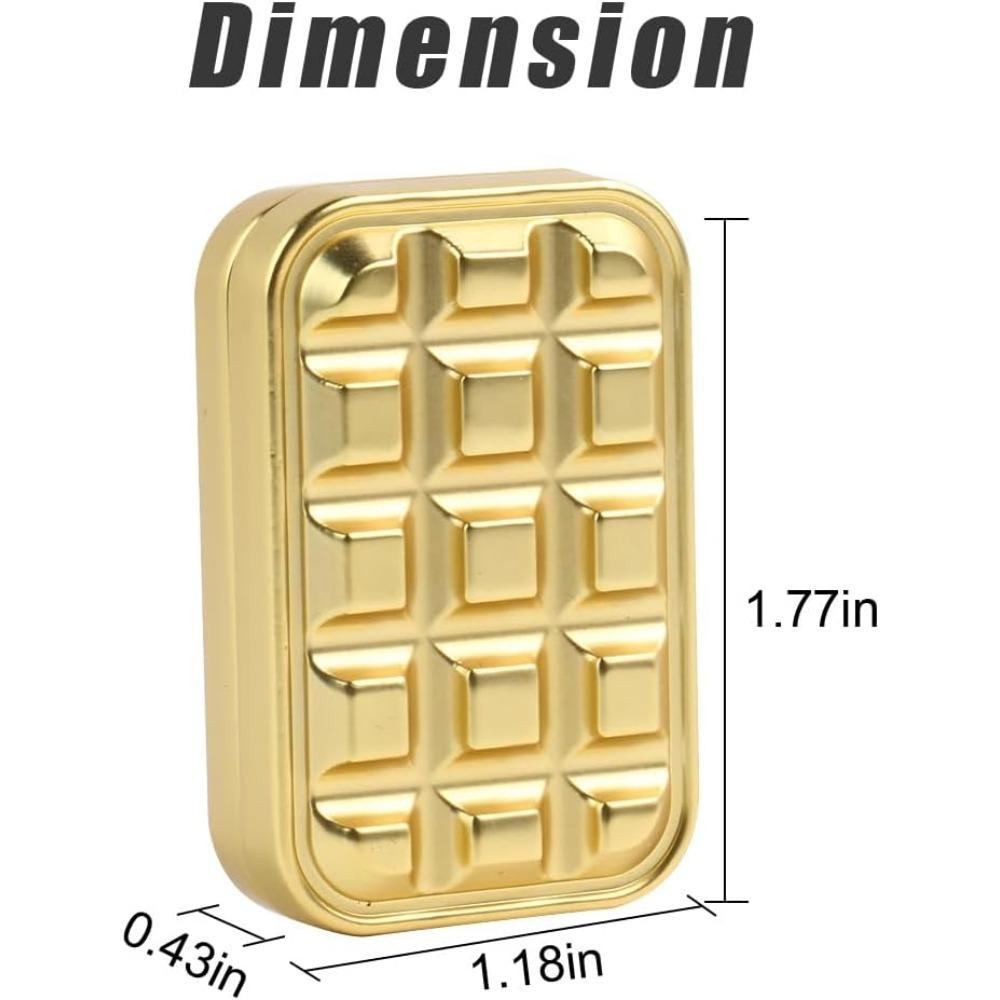 Металлический кирпичный слайдер, магнитная металлическая игрушка-фиджет, игрушки-фиджет для повседневного использования, игрушки для снятия стресса и тревожности при СДВГ, тактильные слайдеры, идеальные подарки