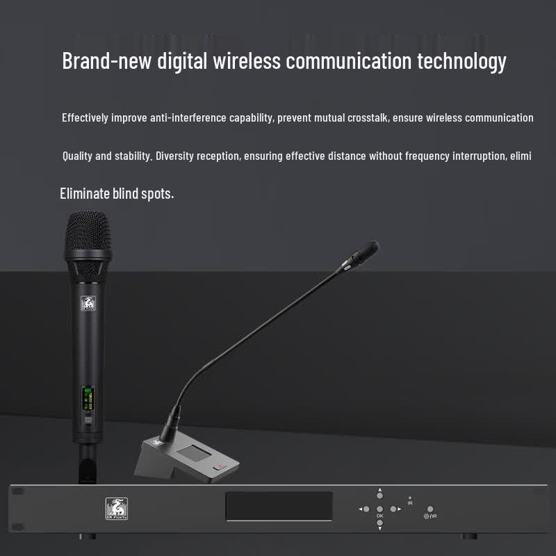 FionTu Professional Gooseneck Wireless Conference Audio System (CN version)