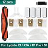 Подходит для Xiaomi Lydsto R1 /R1A /R1 Pro /S1 /L1 Сменные аксессуары Запасная часть Основная боковая щетка Hepa-фильтр Швабра Пылесборник