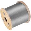 T316 Stainless Steel Cable 1/8" 7x7 Steel Wire Rope Cable 500FT Cable Railing Transport Wire Rope Cable for Railing Decking DIY Balustrade