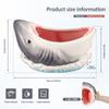 3D Миска "Атака Акулы" 40 унций, большая емкость, керамическая, форма акулы, миска для закусок, декоративный контейнер для конфет и попкорна для украшения вечеринки