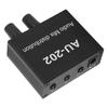 Stereo Mixer Audio Distributor 2 Input 2 Output 3.5mm Jack Plug and Play Aluminum Alloy Audio Mix Amplifier