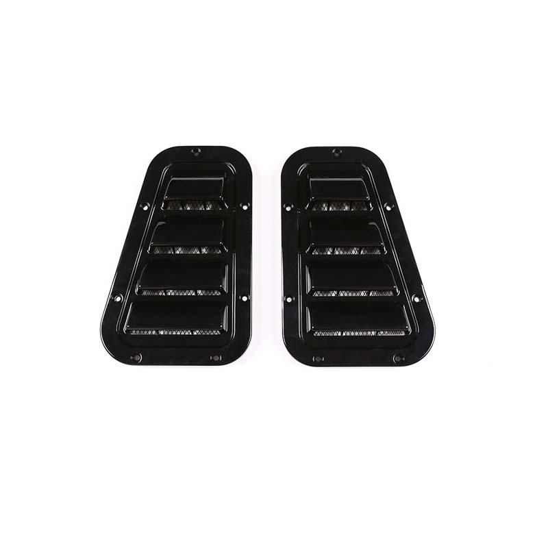 Для Land Rover Defender 2004-19 Передняя вентиляционная накладка капота Стальная накладка воздухозаборника Воздуховыпускная накладка Снежная накладка Автомобильные аксессуары