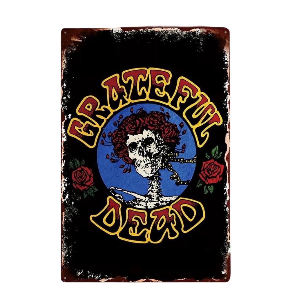 Vintage Rock Band Metal Sign Metal Poster Sign Plaque Metal Wall Plate Workshop Bar Pub Garage Club Retro Home Wall Decor