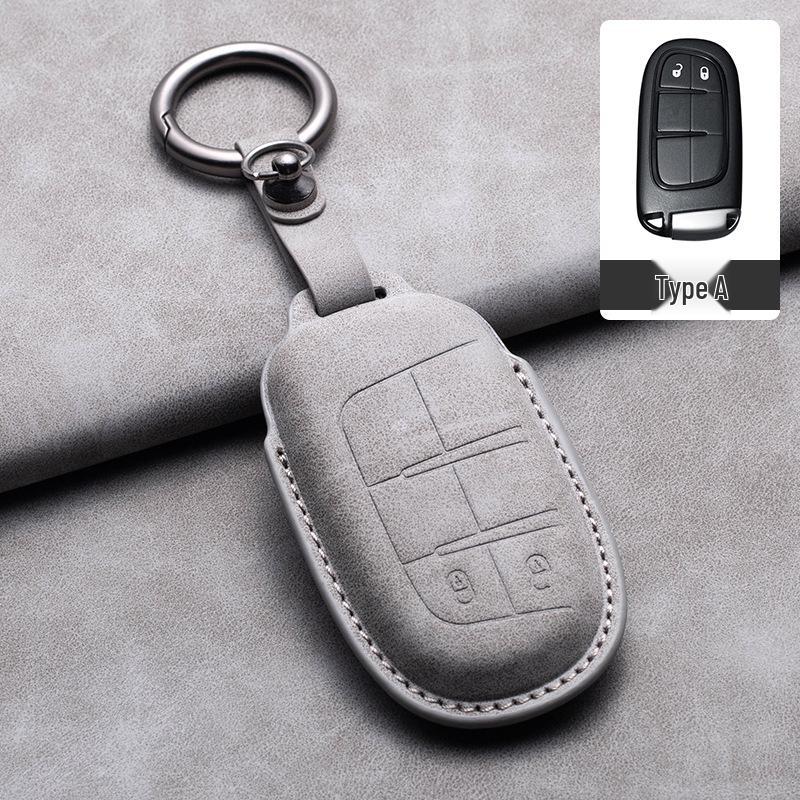 Чехол для ключа автомобиля для Compass, Renegade, Cherokee, Wrangler – Унисекс Аксессуар для ключей и Брелок-подвеска