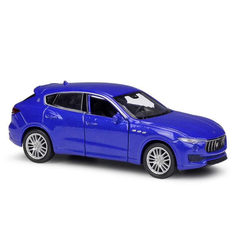 Масштаб 1/36 Welly Maserati Levante, модель автомобиля из сплава, литье под давлением, металлические игрушечные автомобили, модель автомобиля, коллекция высокой имитации, детские подарки