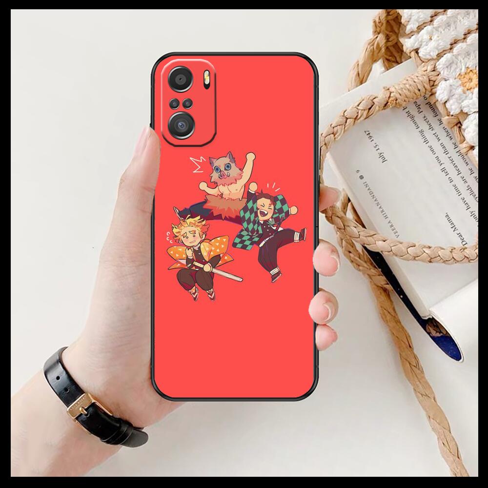 Kamado Nezuko Kimetsu No Yaiba Demon Slayer, мягкий ТПУ для Xiaomi Redmi Note 10S 10 9T 9S 9 8T 8 7S 7 6 5A 5 Pro Max Soft Black P
