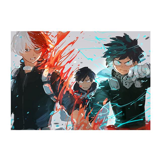 Мой герой Academia персонаж аниме постер холст живопись и принты Cuadros художественное украшение настенная роспись дома детская комната декор без рамки