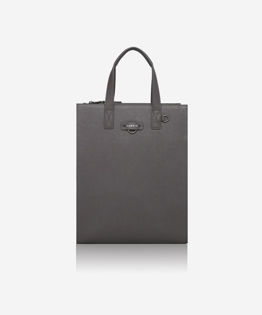 Tantin Leather Men'S Tote Bag T21205 Gray