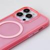 Магнитный чехол с флуоресцентным блеском для IPhone 15 14 Pro Max 12 11 Pro Max, прозрачный силиконовый бампер ярких цветов, чехол для беспроводной зарядки