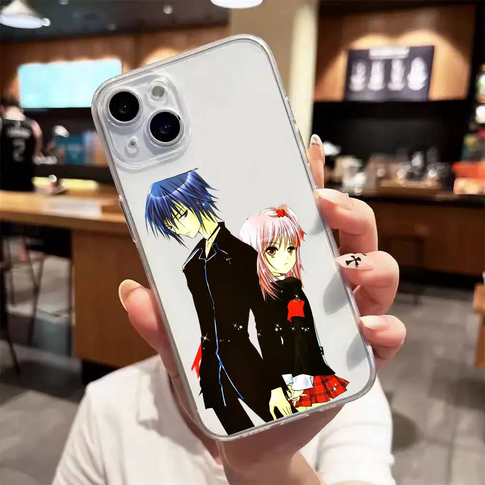 Аниме s-Shugo c-Chara Роскосный прозрачный чехол для телефона для iPhone 17 16 15 Pro Max 14 13 12 11