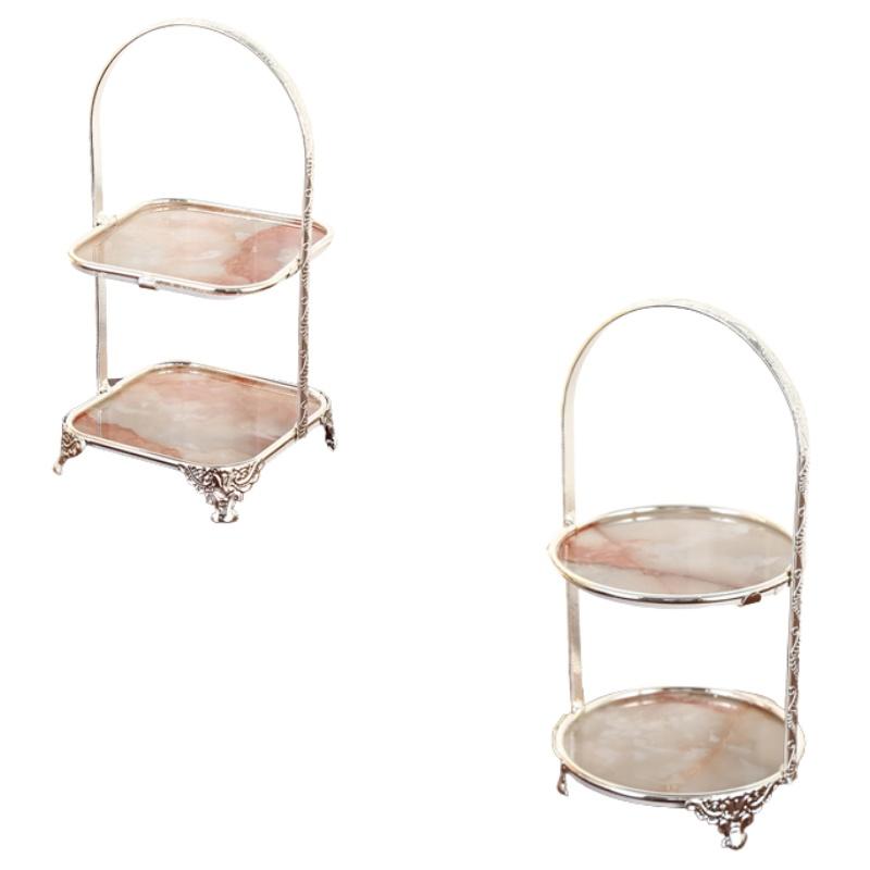 Поднос Десертный 2- или 3-ярусный 3-слойная Подставка для Торта и Еды Свадебная Подставка для Конфет Поднос