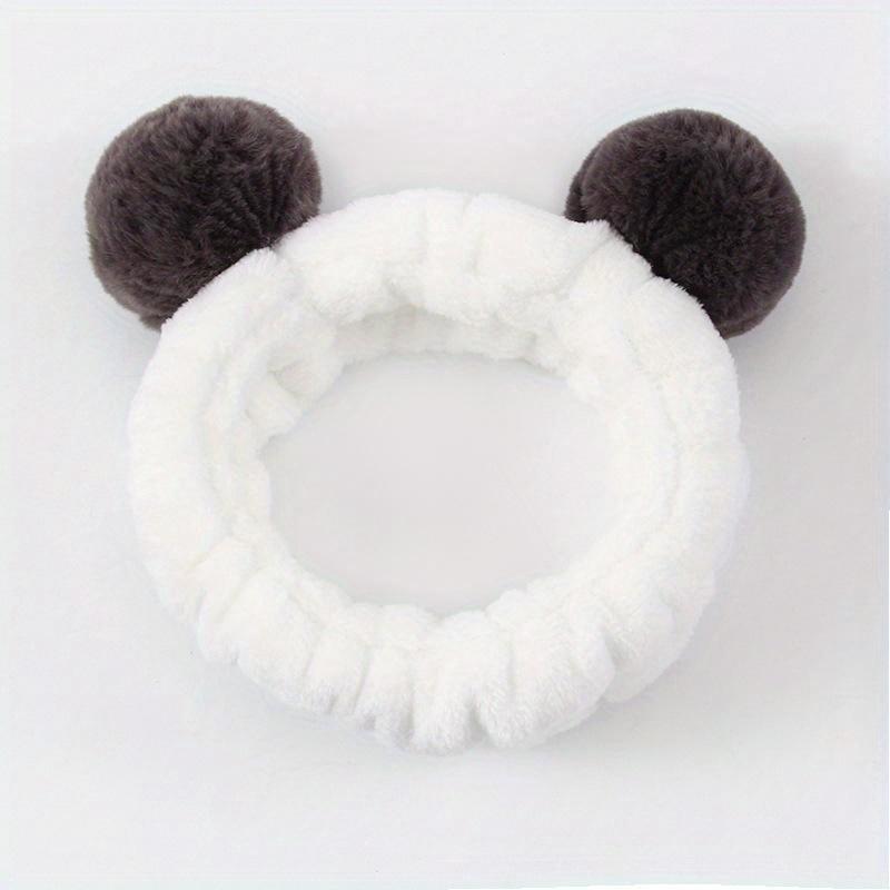 Женские эластичные резинки для волос из кораллового флиса, мягкие, моющиеся, для лица, модные аксессуары для волос, милые, милые украшения для волос для девочек