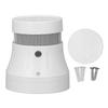 Smoke Detector ABS Intelligent Fire Alarm with Regular Self Check Button for Tuya for ZigBee