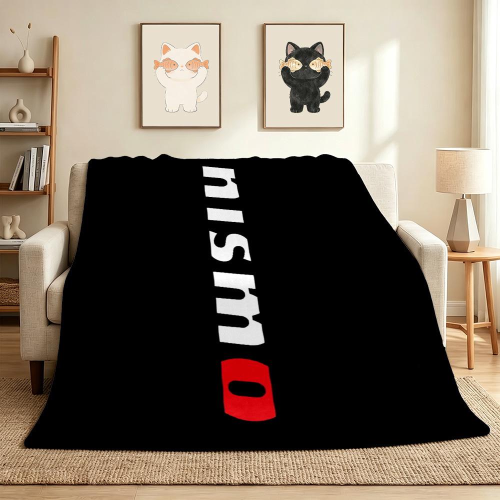 Nismo Flannel Blanket Throw Blanket Soft Warm Sofa Bed Camping home Decor Unique Christmas Gift C9261738