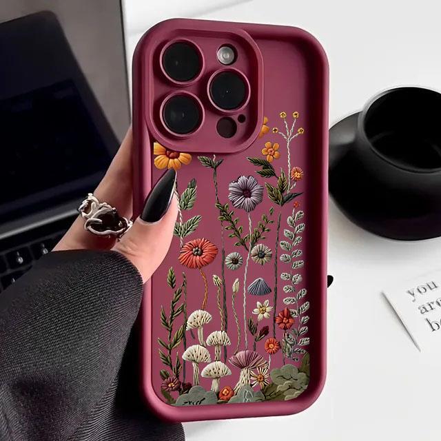 INS Рельефный Расписной Цветочный Чехол Для Телефона Для Motorola Moto Edge 50 Pro 60 Fusion Stylus 40 Neo 70 G84 G85 G54 G75 G05 G34 G56 G86