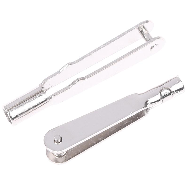 10 шт. M2/M3 Металлический железный вилочный наконечник, тяга, соединитель, зажим, рог, сплав, винтовой набор аксессуаров для радиоуправляемого самолета, модели автомобиля, самолета