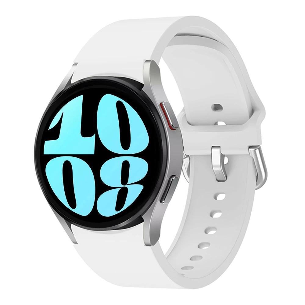 Силиконовый ремешок без зазоров для Samsung Galaxy Watch 7/6/5/4 44мм 40мм 5Pro 45мм Браслет Galaxy 6 Classic 47мм 43мм 46мм Correa