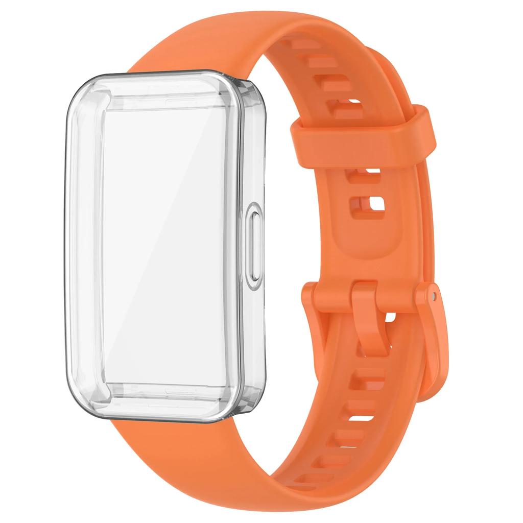Силиконовые ремешки для часов для Huawei Band 9, сменный ремешок для Huawei Band 8, браслет Correa, аксессуары для защиты экрана