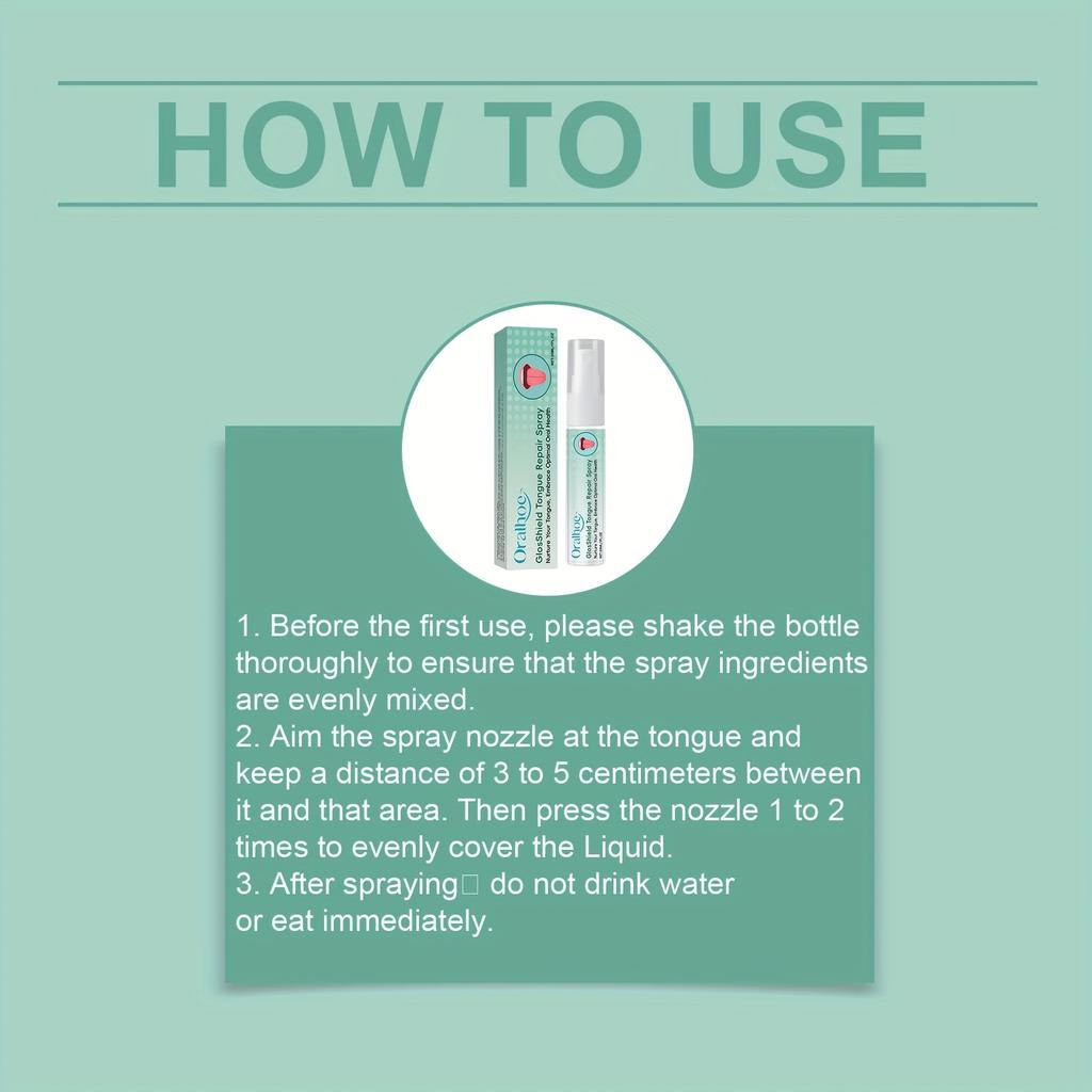 Спрей для ухода за языком, Свежее дыхание, Очищение полости рта, Очищение налета на языке, Портативный дизайн, Простота использования, Ежедневный спрей для ухода за полостью рта