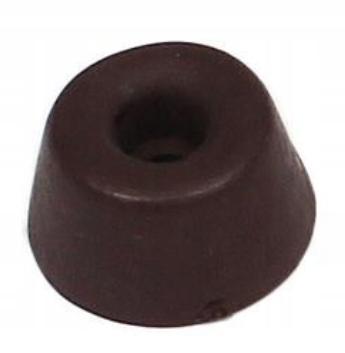 Mini rubber door stop BROWN