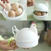 Lovely Chicken Shaped Egg Boiler Steamer 4 Eggs 1Egg Microwave Eggs Cooker Cooking Tool Kitchen Accessories Gadgets
