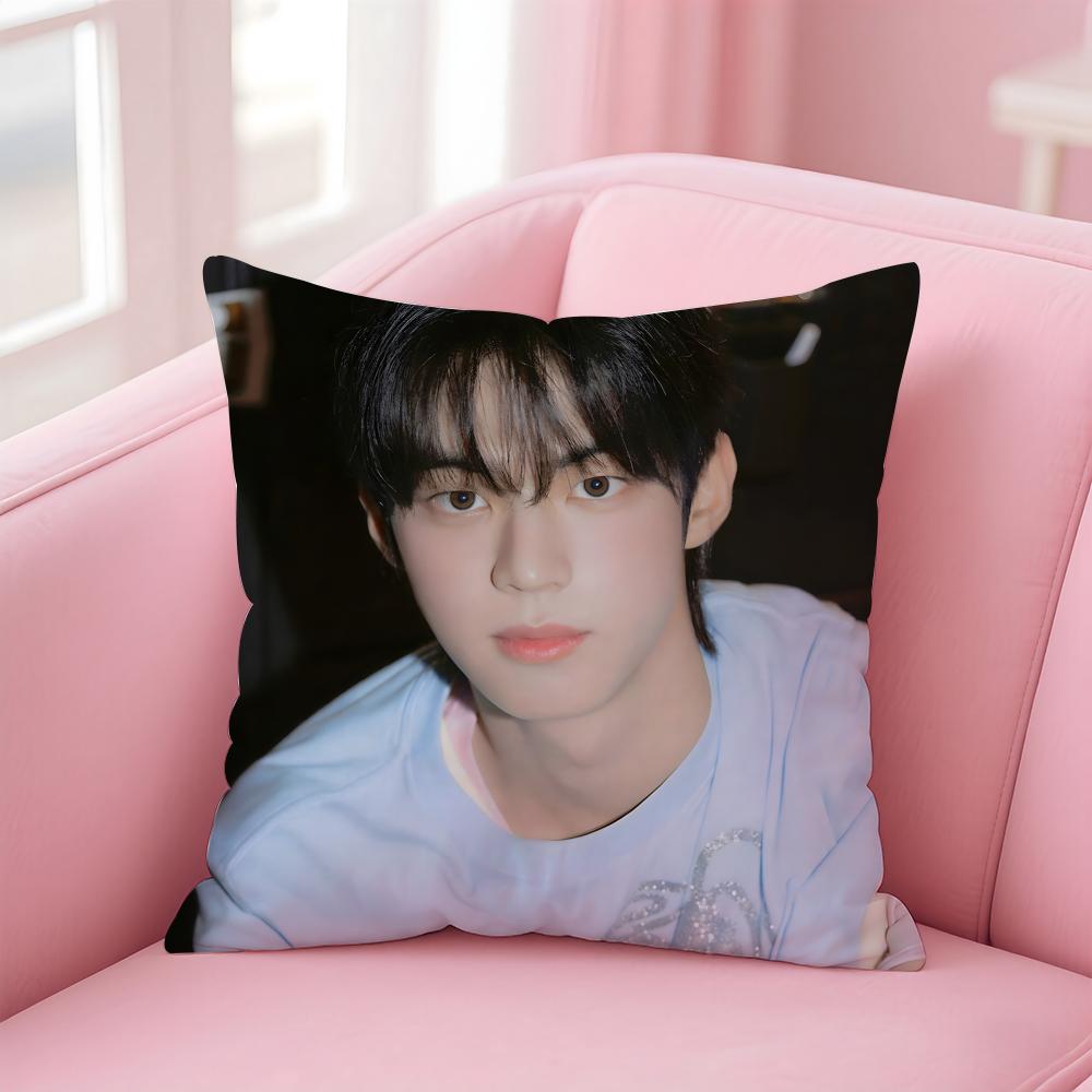 actor fresh DDohoon Cushion Cover Pillow Case Soft Skin Friendly Fabric Concealed Zipper