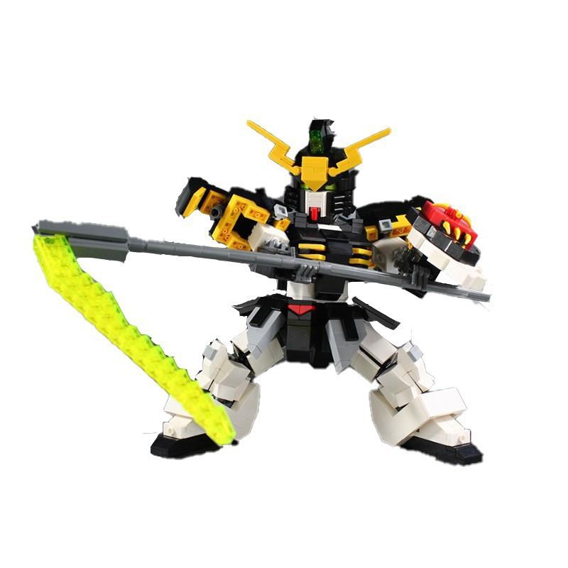 M Building Block Compatible With Lego Creative Mobile New Century Gundam X Five Small Strong, Heavy Gunner Assembled Mecha Model