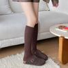 Autumn And Winter Stockings Children Thickened Terry Bottom Warm Medium Tube Stacking Socks Calf Socks Women